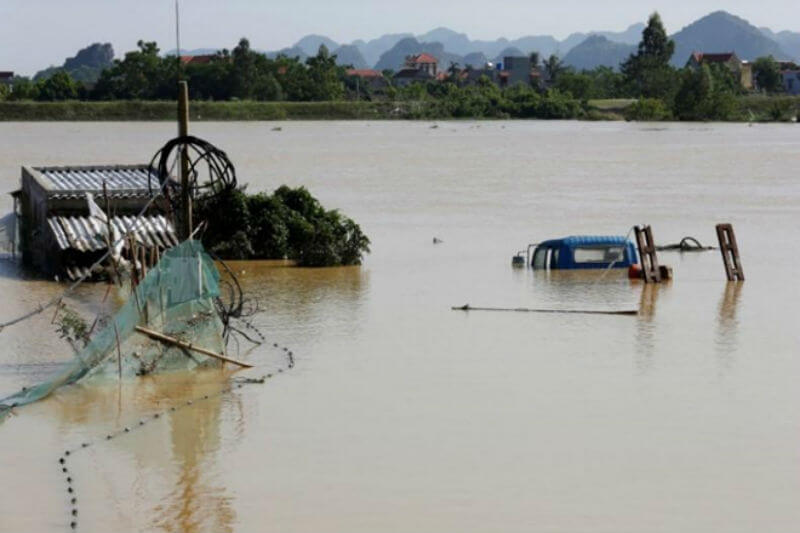 Tailandia y China han sido afectados por fuertes lluvias, pero en Vietnam ha sido el más afectado por inundaciones, las cuales ya han dejado víctimas.