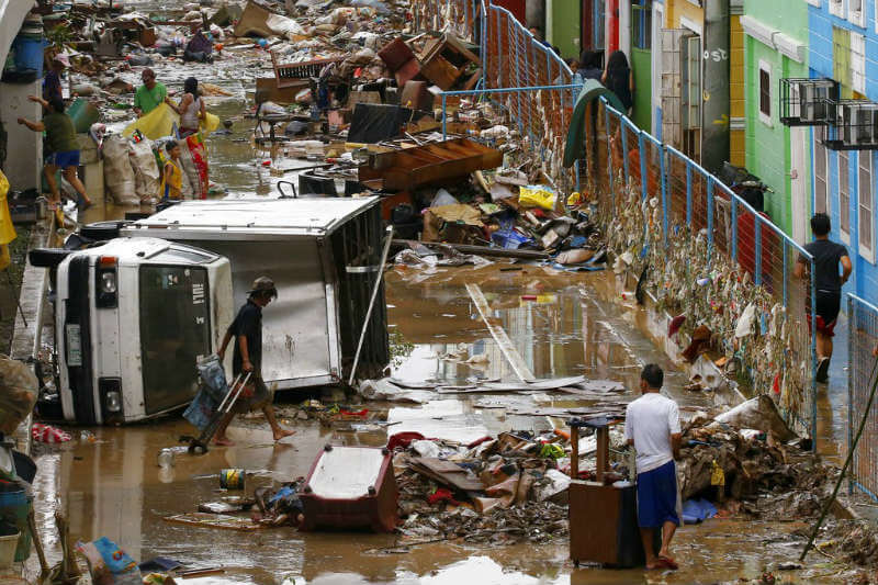 Las inundaciones causadas por la tormenta Yagi, dejaron en el país insular dos víctimas, un desaparecido y 3,120 viviendas han sufrido daños parciales.