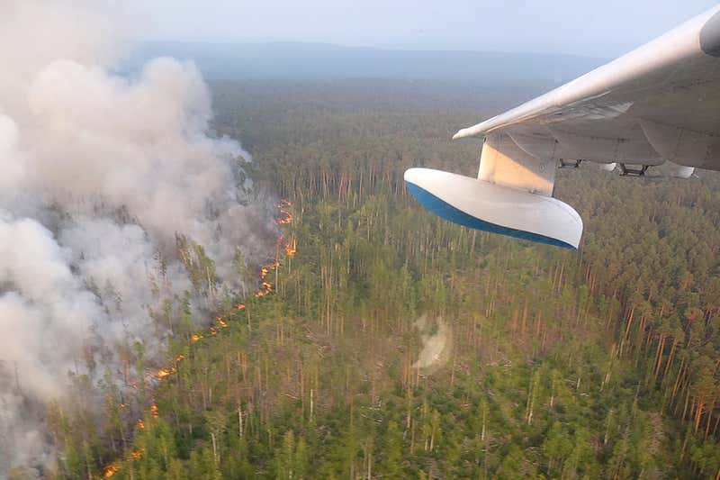 El presidente ha ordenado al ejército que se una a los esfuerzos para apagar los incendios que azotan tres millones de hectáreas en Rusia desde el 26 de julio.