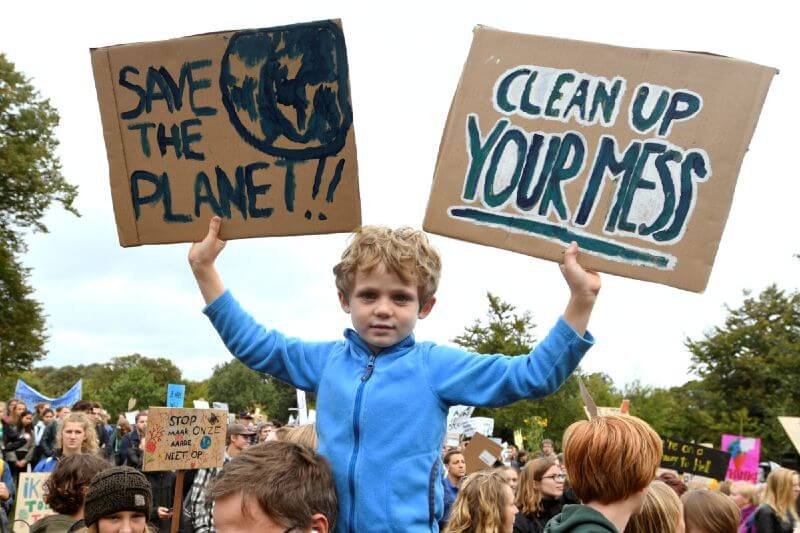 Uno de cada cinco niños tienen pesadillas sobre el cambio climático.- Foto por Piroschka van de Wouw/Reuters