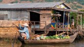 Lago camboya en amenaza ambiental