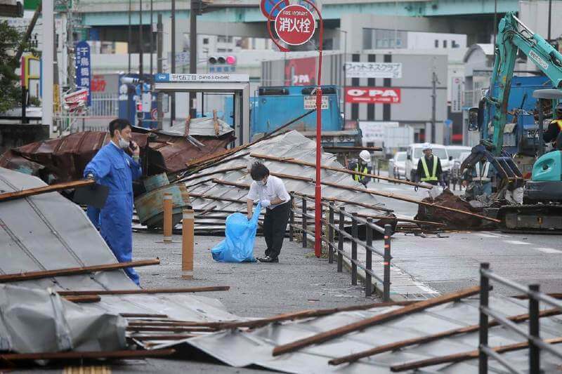 Tifón Haishen causa daños en Japón y Corea del Sur