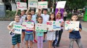 Niños y jóvenes de Colombia exigen al gobierno acción climática