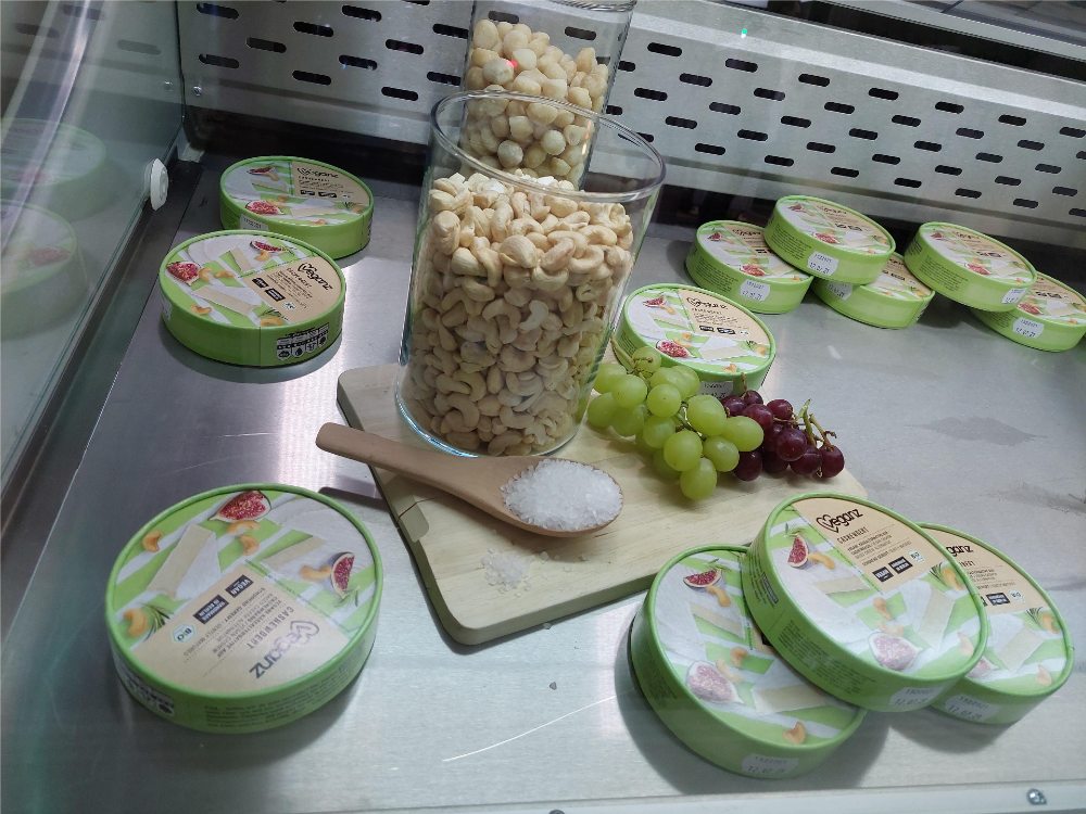 Veganz ofrece mantequilla producida a base de semillas de marañon - Foto por Anisa B/Futuro Verde