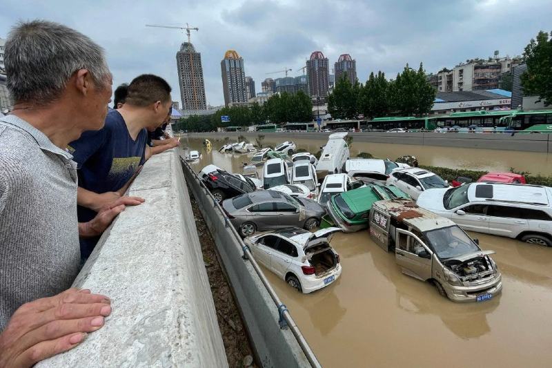 Inundaciones en China destruyen ciudades