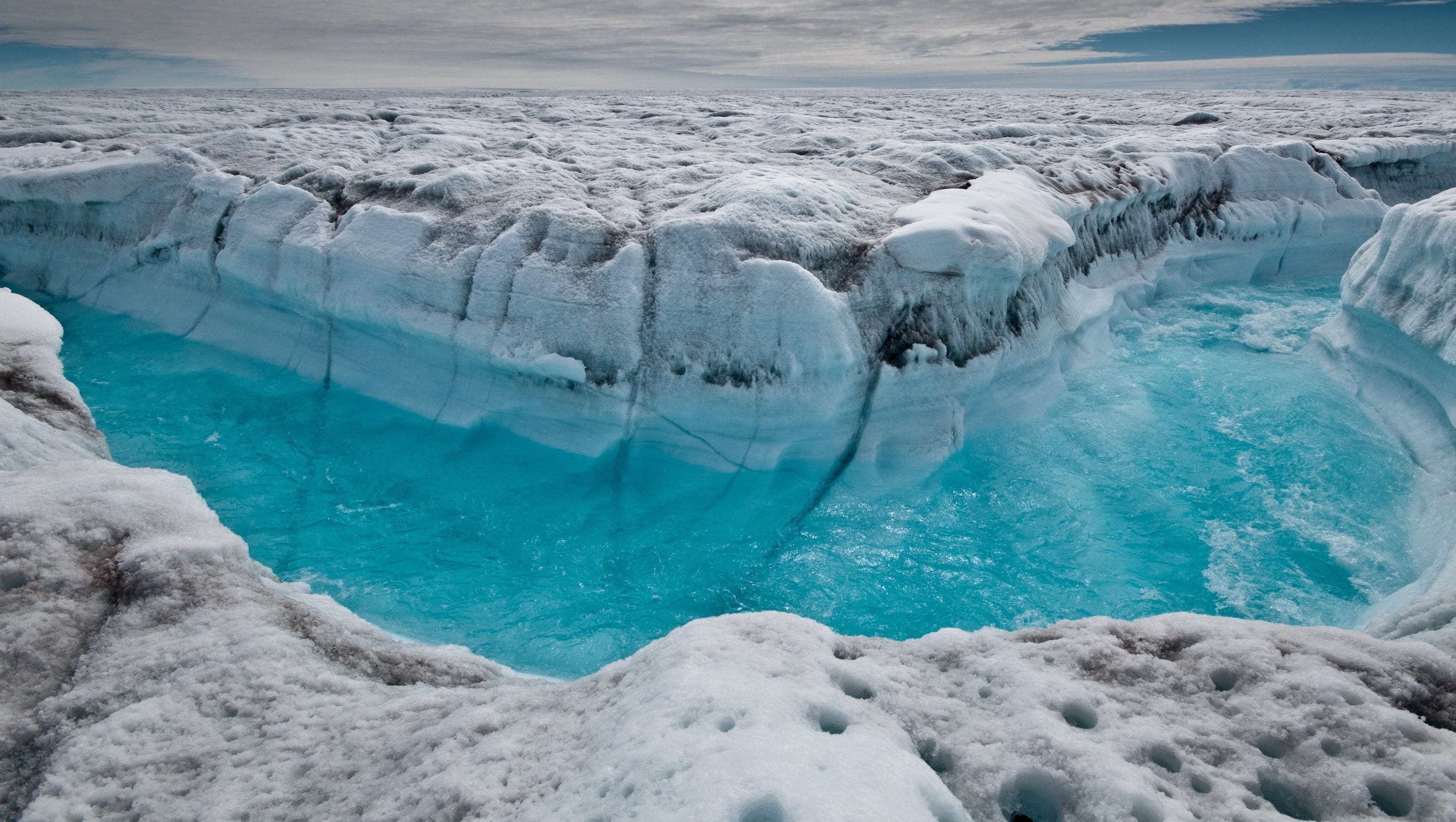 Cambio climático afecta la pérdida de glaciares y deshielo - Foto Ian Joughin/AP