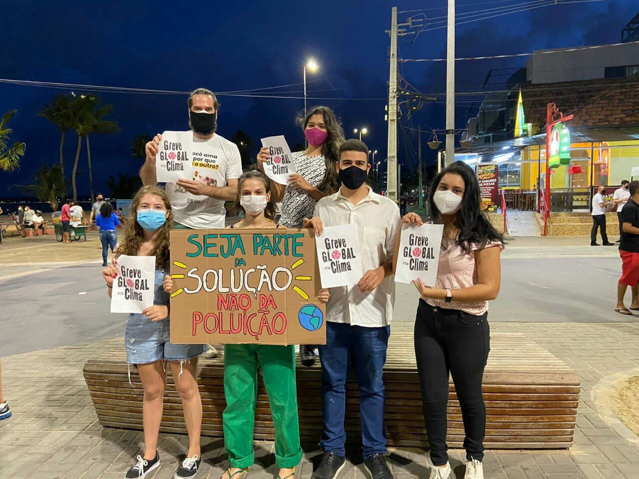 Huelga por el clima en Brasil- Foto GreenpeaaceBR/Twitter