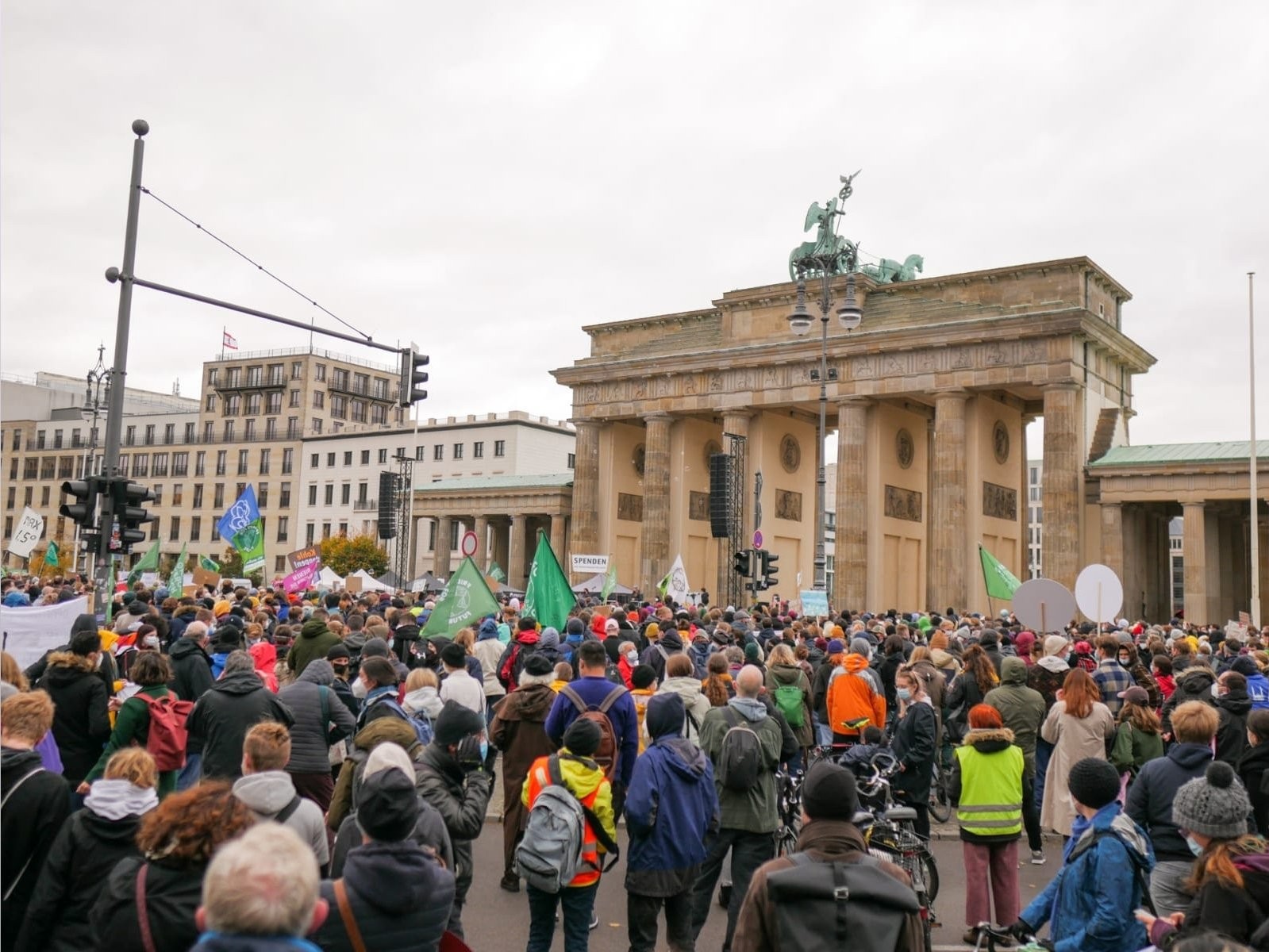 Huelga climática en Berlín. - Foto FridayForFuture/Twitter