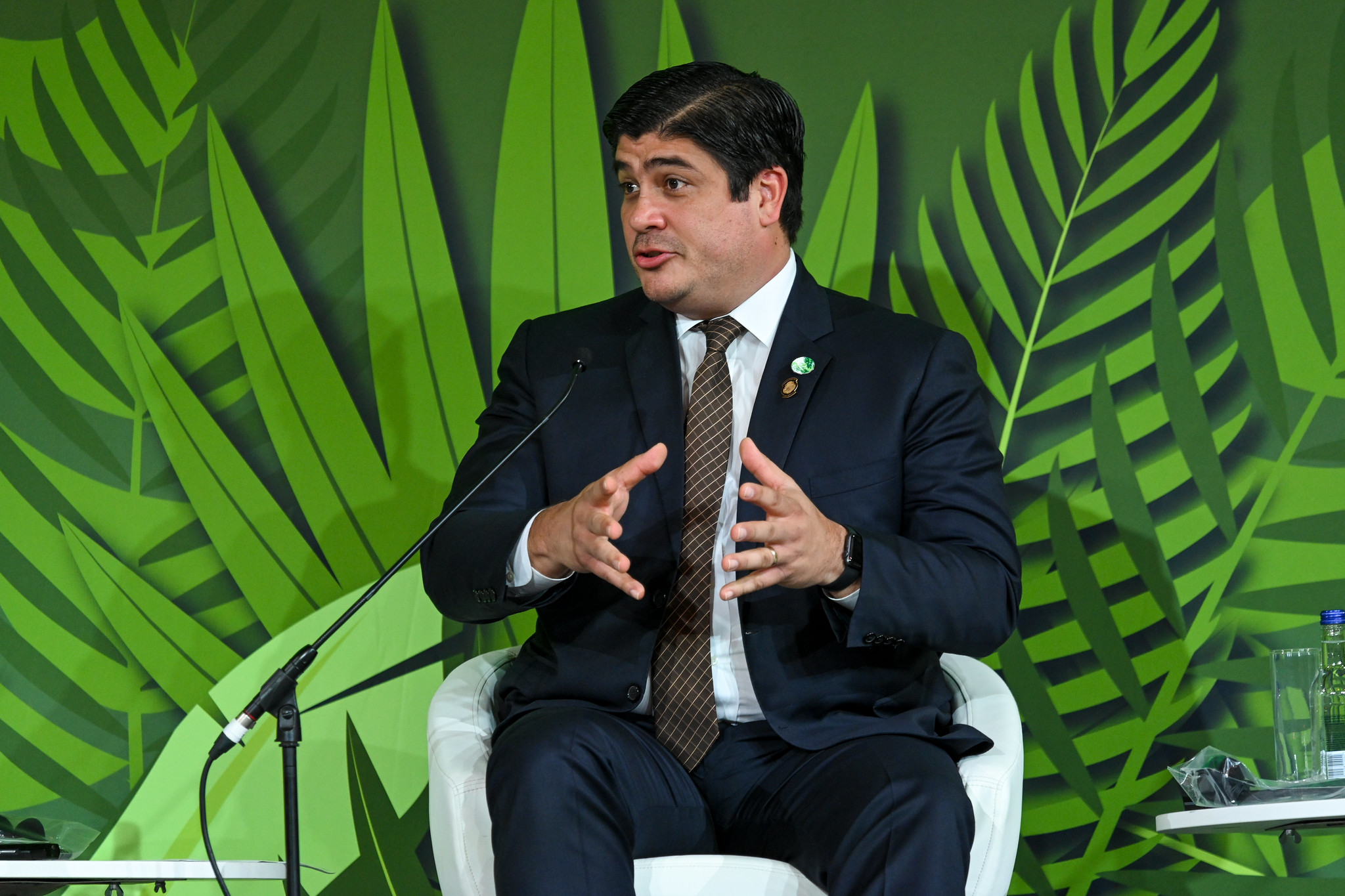 Presidente Carlos Alvarado Quesada en la COP26. - Foto Karwai Tang/ UK Government/Flickr