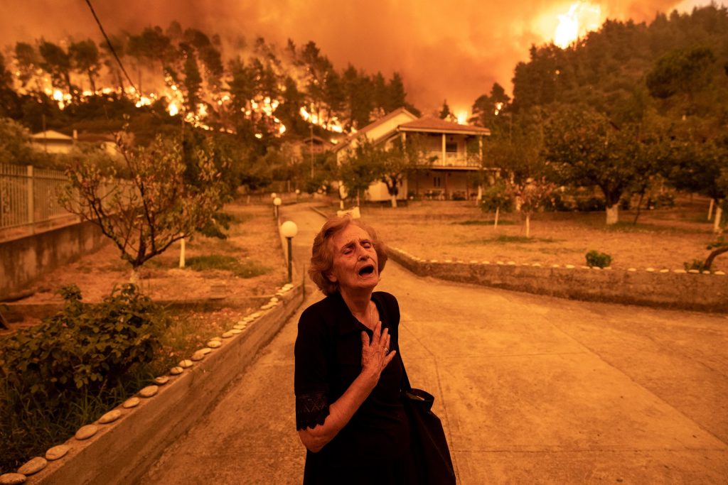 Incendios en la Isla de Eubea - Foto Konstantinos Tsakalidis/Bloomberg News