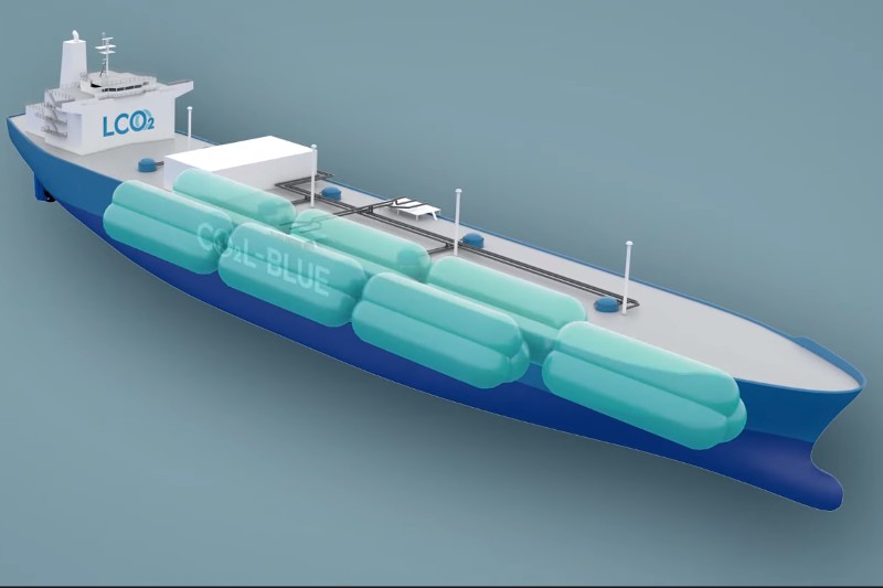 Los barcos podrán transportar carbono líquido capturado a instalacioines de almacenamiento.