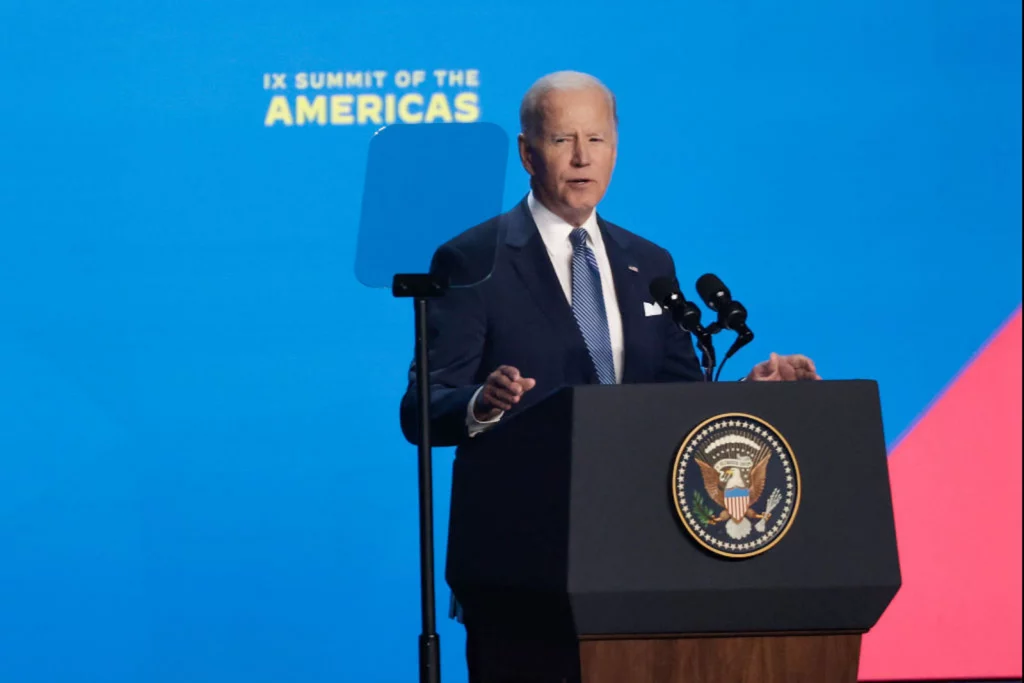 Presidente de EE.UU. Joe Biden en la Cumbre de las Américas - Foto Anna Moneymaker/Getty Images 