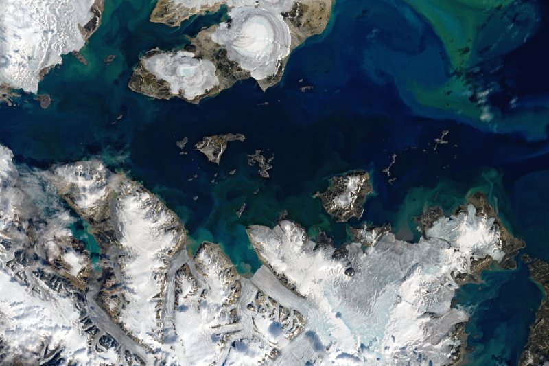 El verano 2022 causó un derretimiento récord en Svalbard.