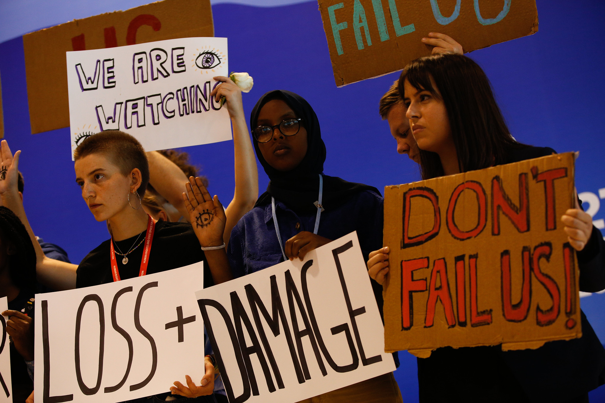 Activistas y representantes de países vulnerables siguen exigiendo apoyo financiero para adaptarse al cambio climático. - Foto UNFCC/Flickr