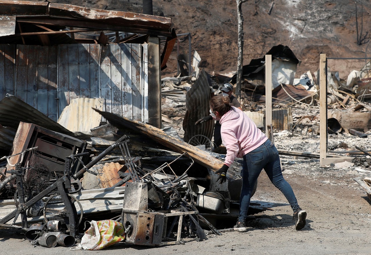 Comunidades afectadas por incendios forestales masivos en Chile en febrero 2024 - Foto Rodrigo Garrido/Reuters