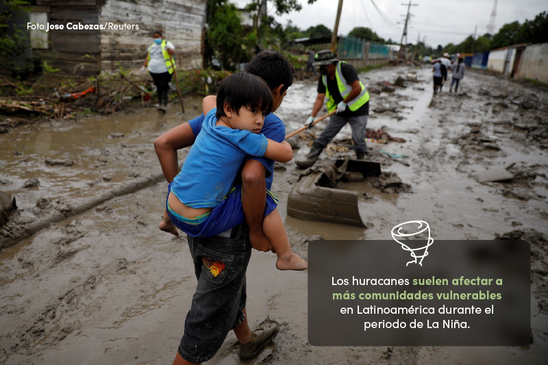 Los huracanes suelen afectar a más comunidades vulnerables en Latinoamérica durante el periodo de La Niña. - Foto Jose Cabezas/Reuters