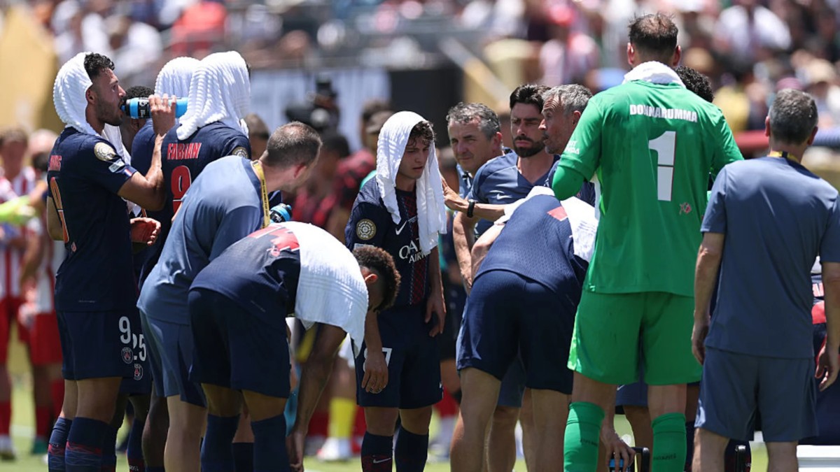 El calor extremo estuvo presente en la mayoría de partidos durante el Mundial de Clubes en Estados Unidos. - Foto Stu Forster/Getty Images