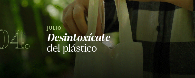4. Julio: Desintoxícate del plástico