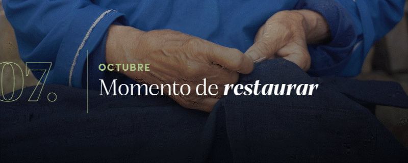 7. Octubre: Momento de restaurar 